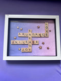 Bespoke scrabble Photo Frame - SMILE EMPOWERMENT Bespoke scrabble Photo Frame SMILE EMPOWERMENT SMILE EMPOWERMENT