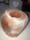 Himalayan salt - Tea Candle Holder - SMILE EMPOWERMENT Himalayan salt - Tea Candle Holder SMILE EMPOWERMENT SMILE EMPOWERMENT