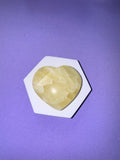 Lemon Calcite Heart - SMILE EMPOWERMENT Lemon Calcite Heart SMILE EMPOWERMENT SMILE EMPOWERMENT