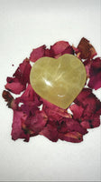 Lemon Calcite Heart - SMILE EMPOWERMENT Lemon Calcite Heart SMILE EMPOWERMENT SMILE EMPOWERMENT