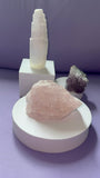 Natural Rose Quartz Chunk - SMILE EMPOWERMENT Natural Rose Quartz Chunk SMILE EMPOWERMENT SMILE EMPOWERMENT