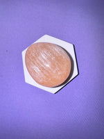 Peach Polished Selenite egg - SMILE EMPOWERMENT Peach Polished Selenite egg SMILE EMPOWERMENT SMILE EMPOWERMENT