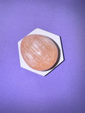 Peach Polished Selenite egg - SMILE EMPOWERMENT Peach Polished Selenite egg SMILE EMPOWERMENT SMILE EMPOWERMENT