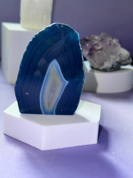 Quartz in Blue Agate ✨ - SMILE EMPOWERMENT Quartz in Blue Agate ✨ SMILE EMPOWERMENT SMILE EMPOWERMENT