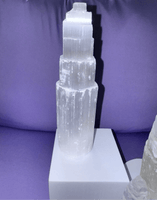 Selenite Tower ( Large) - SMILE EMPOWERMENT Selenite Tower ( Large) SMILE EMPOWERMENT SMILE EMPOWERMENT