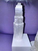 Selenite Tower ( Large) - SMILE EMPOWERMENT Selenite Tower ( Large) SMILE EMPOWERMENT SMILE EMPOWERMENT