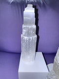 Selenite Tower ( Large) - SMILE EMPOWERMENT Selenite Tower ( Large) SMILE EMPOWERMENT SMILE EMPOWERMENT