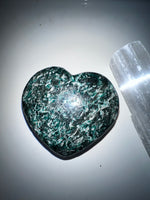 Green Kyanite  Heart